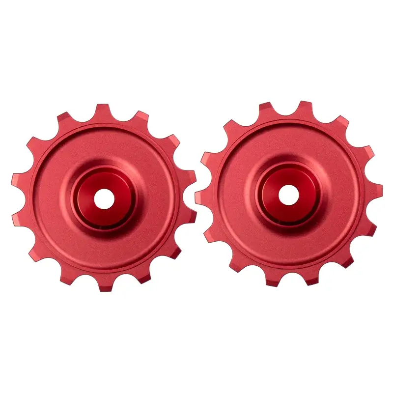 Paire de poulies Mtb Evo S 14D Rouge - image