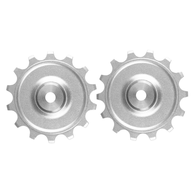 Pair of Pulleys Mtb Evo S 14D Silver