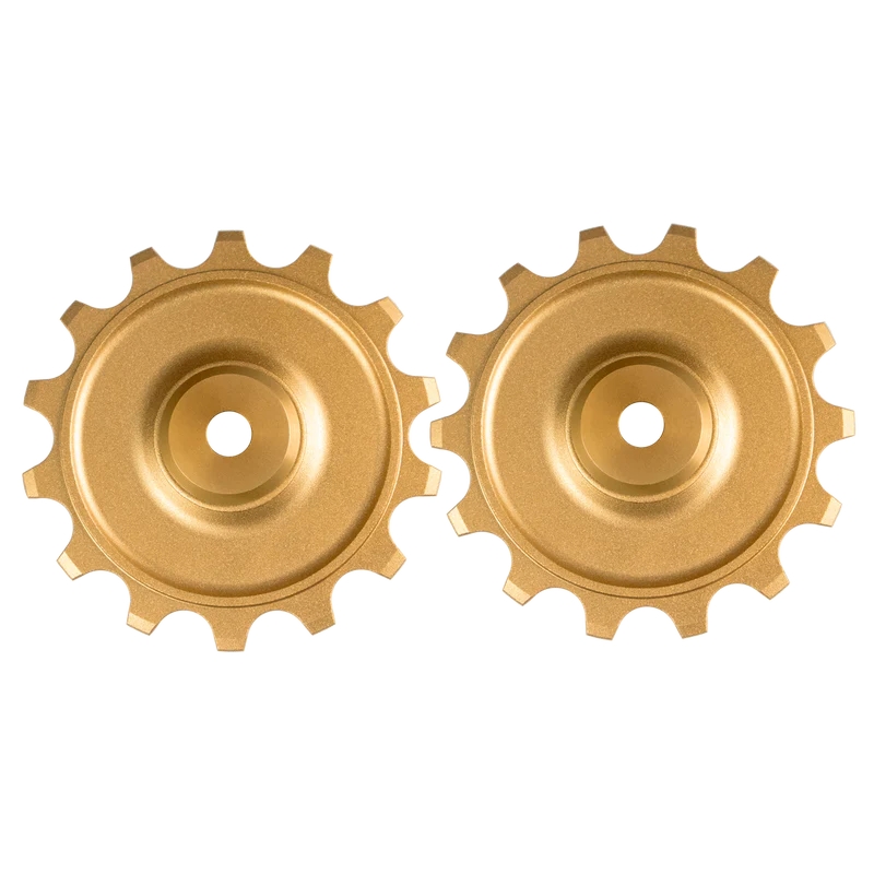 Coppia Pulegge MTB 14D Oro