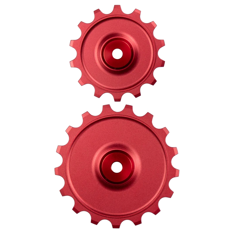 Par de Polias Mtb Evo S Sram T-Type 14/17D Vermelho