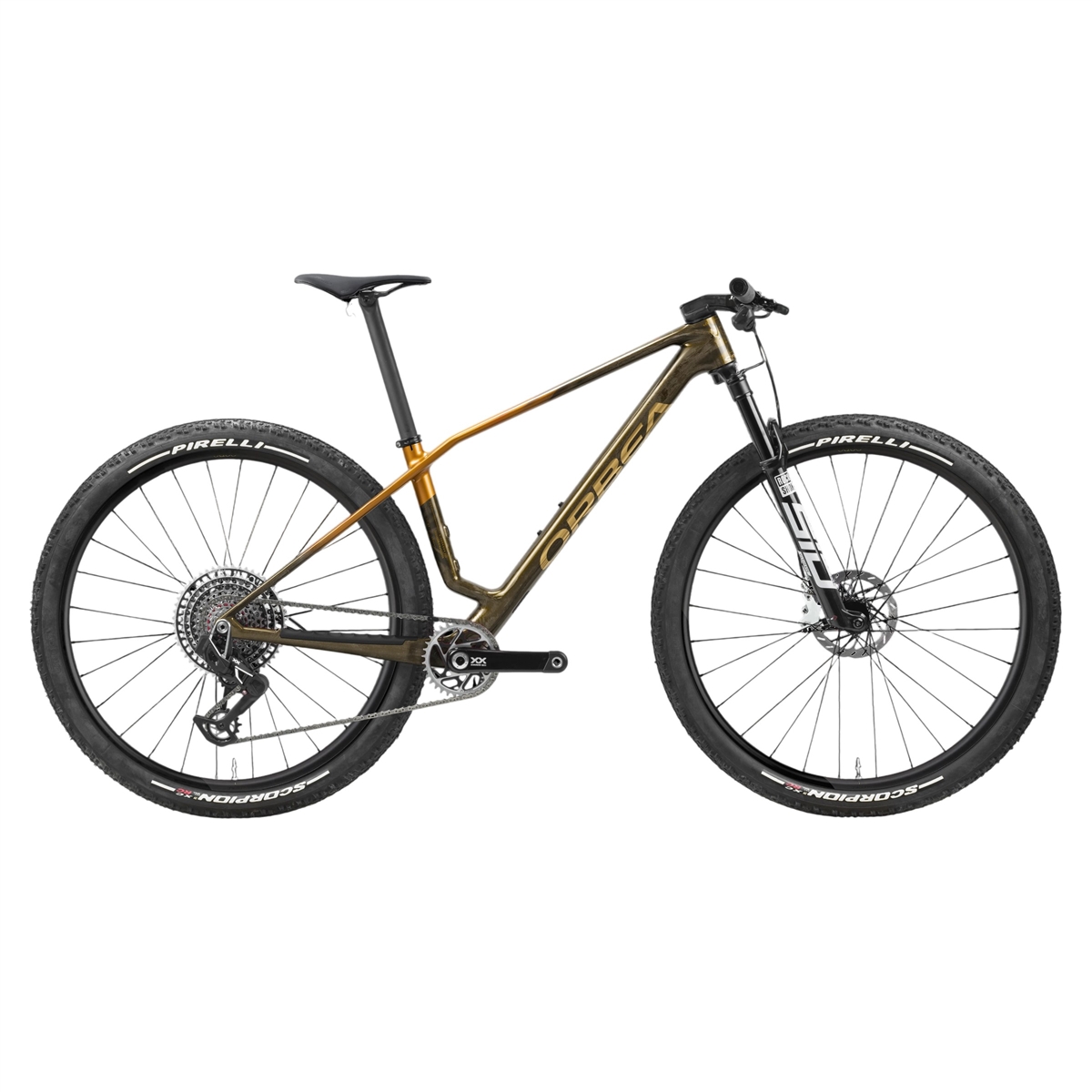 ALMA M-LTD 29'' 12v 110mm Caramel Carbon View/Leo Orange 2027 Size S