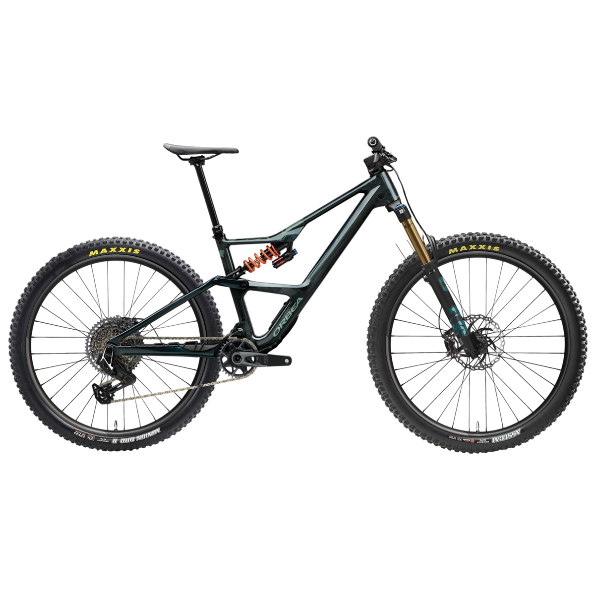 OCCAM LT M-TEAM 29'' 12v 160mm Escape Green/Carbon View 2027 Rahmengröße S