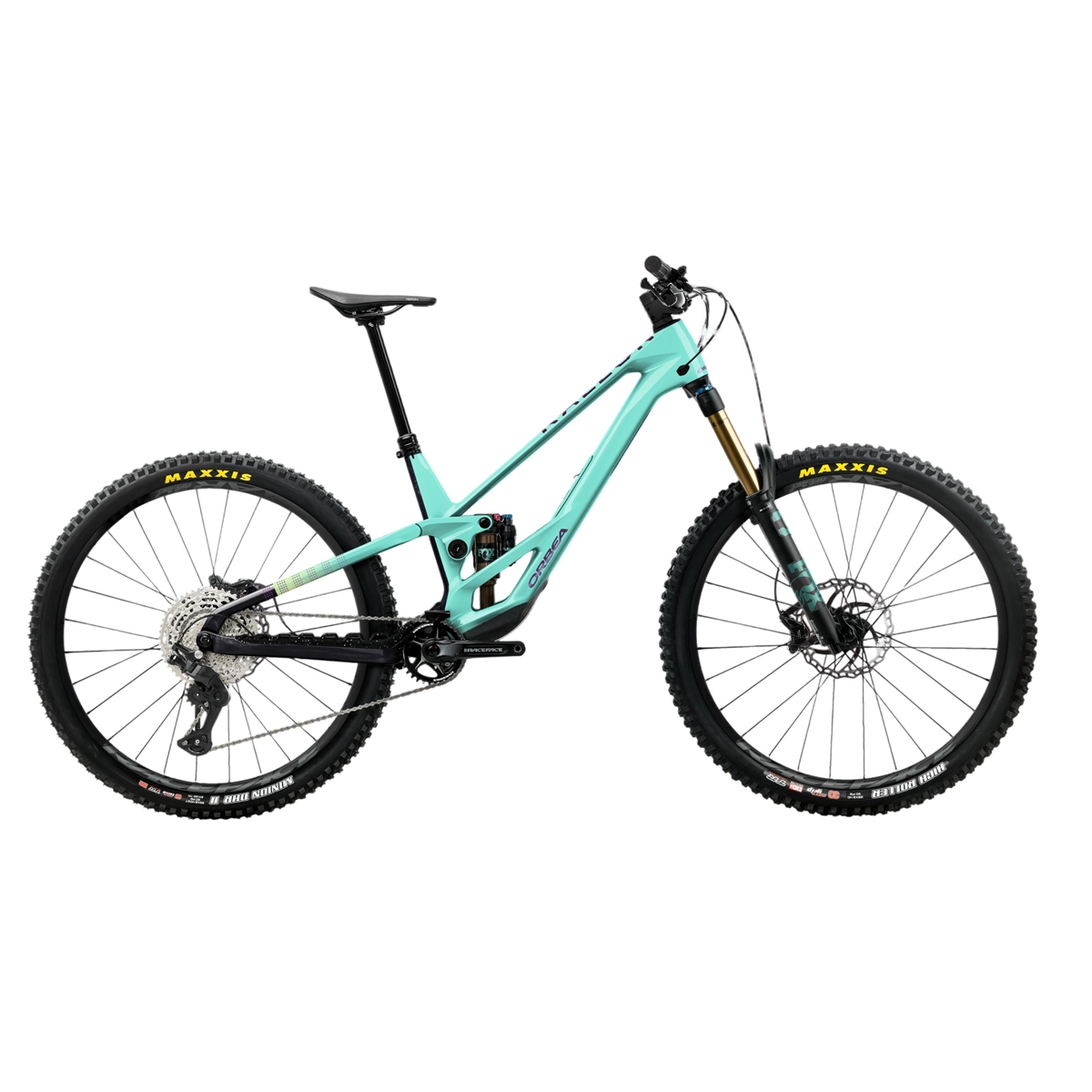 RALLON E10 29'' 12v 180mm Aloha Green/Fantasy Purple Carbon View 2027 Taglia M