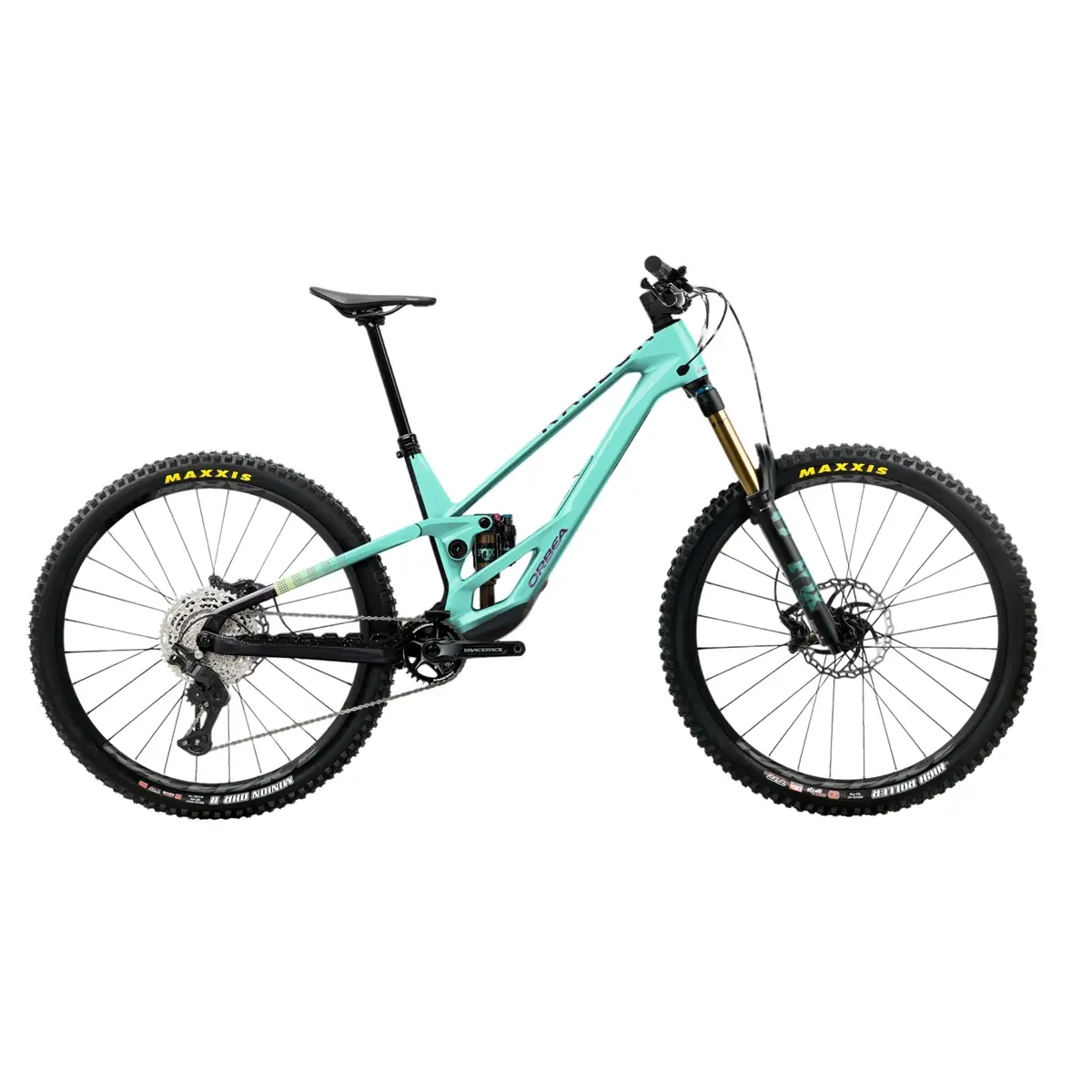 RALLON E10 29'' 12v 180mm Aloha Green/Fantasy Purple Carbon View 2027 Taglia M - image