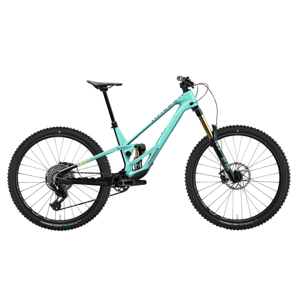 RALLON E-LTD 29'' 12V 180mm Aloha Green/Fantasy Purple Carbon View 2027 Größe S