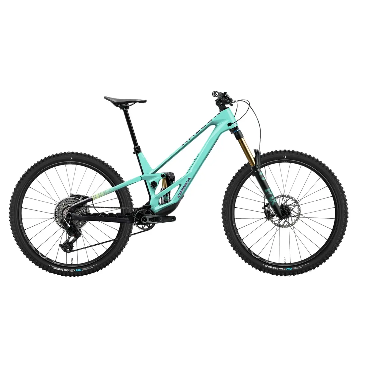 RALLON 450 E-TEAM 29'' 12v 180mm Aloha Green/Fantasy Purple Carbon View 2027 Taille S - image