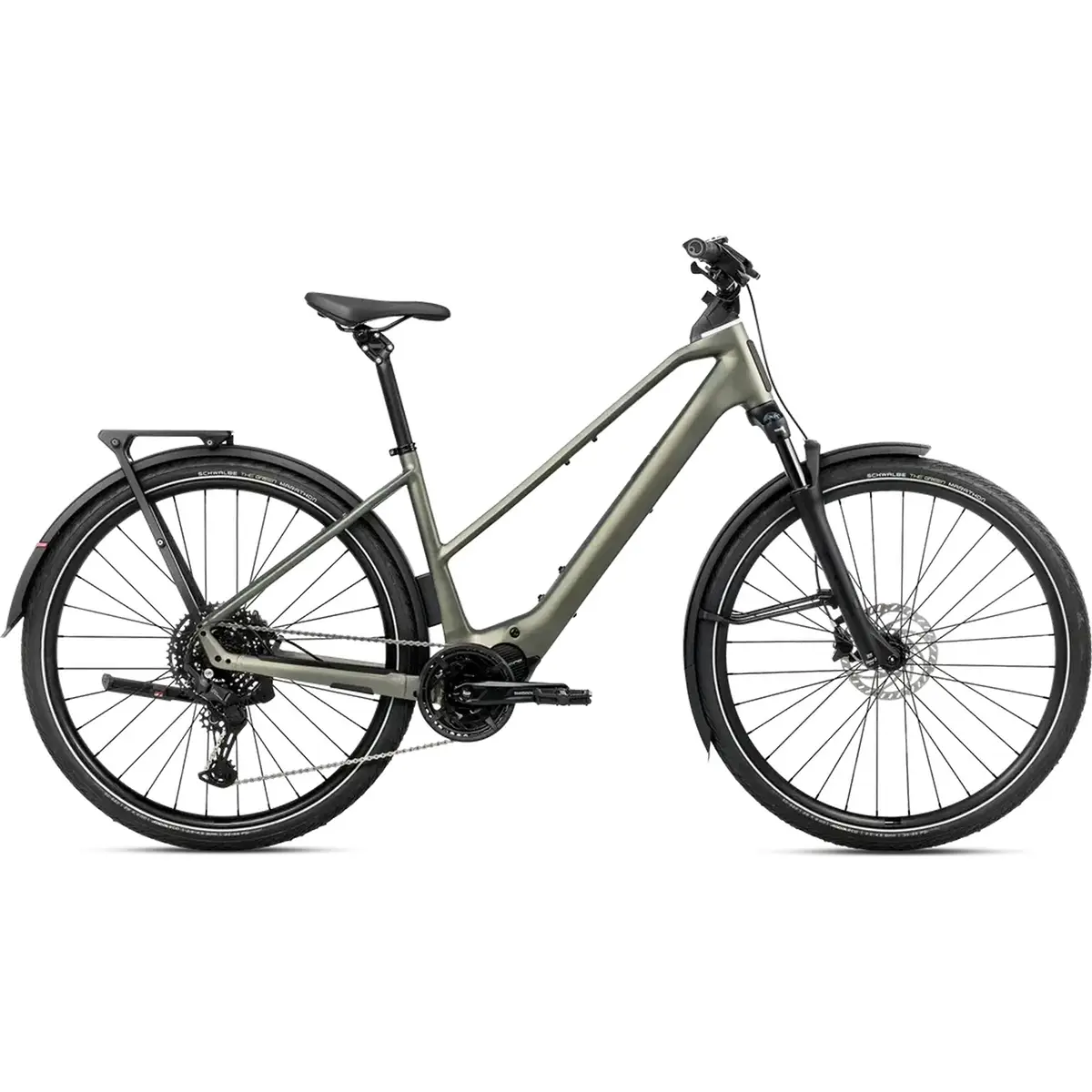 KEMEN TOUR 20 MID 29'' 10v 80mm 630Wh Shimano EP600 Racing Green 2027 Größe L - image