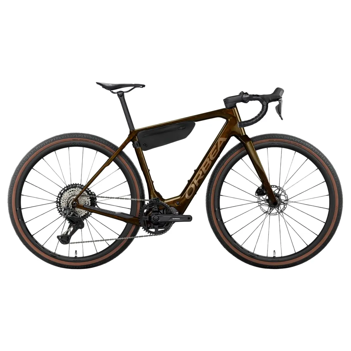 DENNA M20i 28'' 12v 420Wh Shimano EP801 Caramelo C. View/Oro Metálico 2027 Talla XS - image