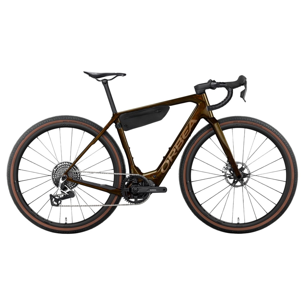 DENNA M11e 28'' 13v 420Wh Shimano EP801 Caramelo C. View/Dourado Metálico 2027 Tamanho XS