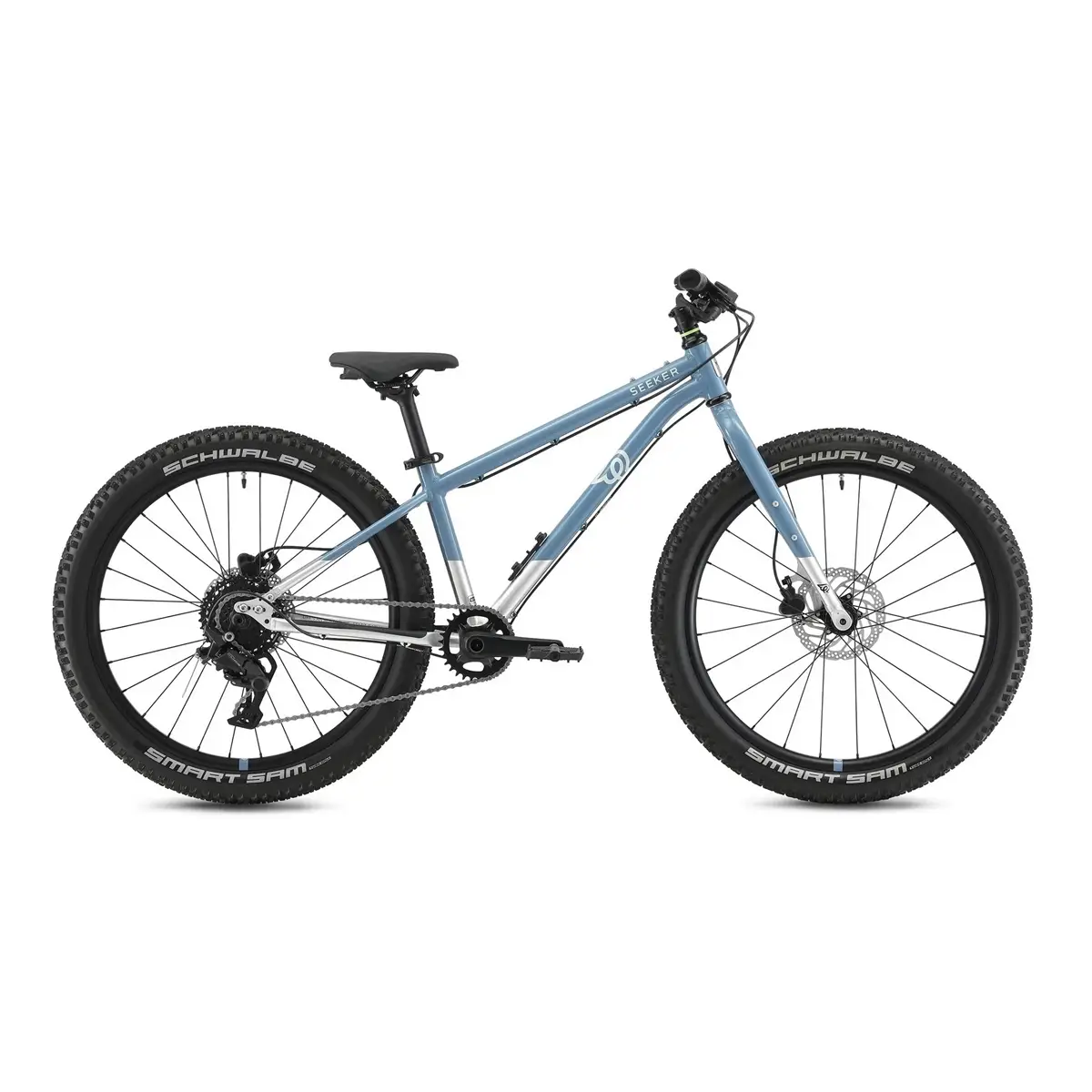 Vélo VTT Enfant 8-12 Ans Seeker 24'' 9v Bleu Nordique Taille Unique #1