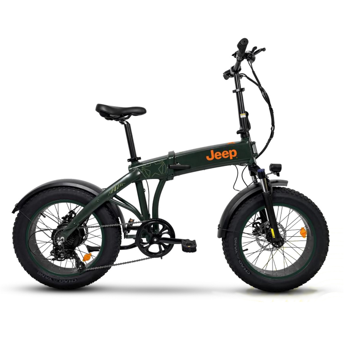 Bici Pieghevole Fat Bike 20'' 7v 500Wh Tempest Verde Taglia Unica