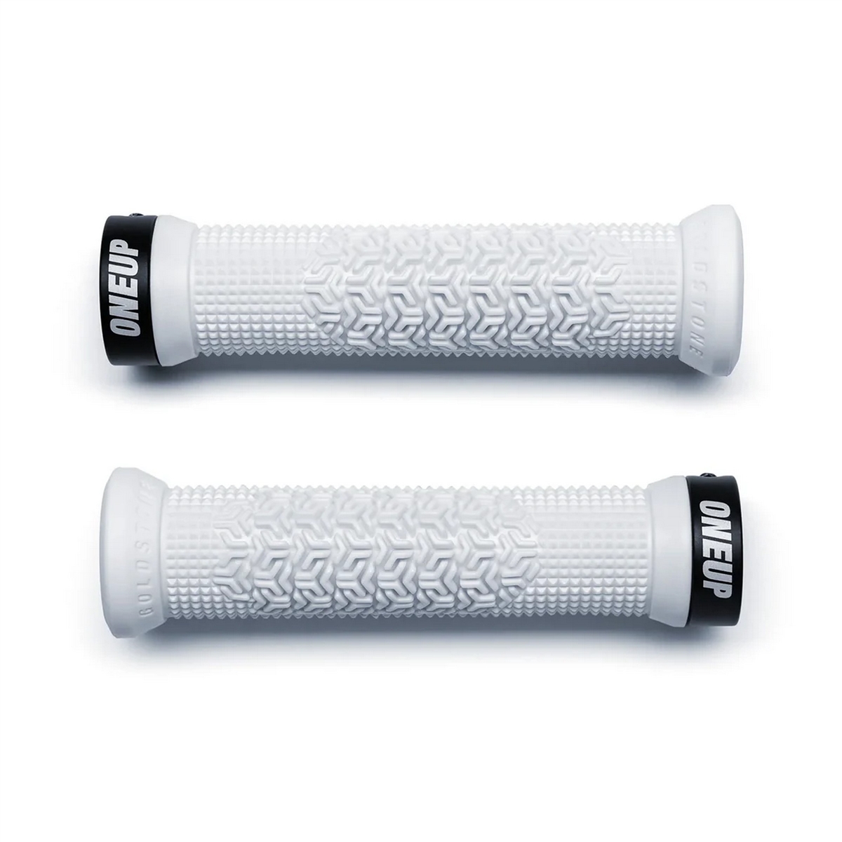 Paar Griffe JG Lock-On 140mm Durchmesser 30mm Weiß