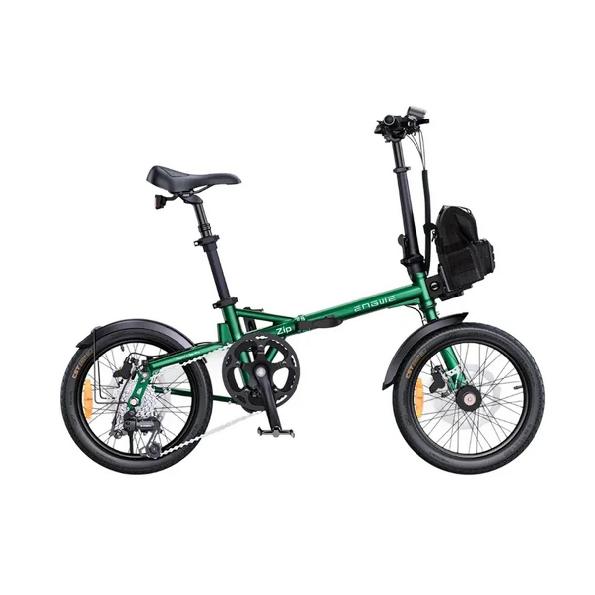 Bici Pieghevole Zip 16'' 7v 360Wh Verde Taglia Unica