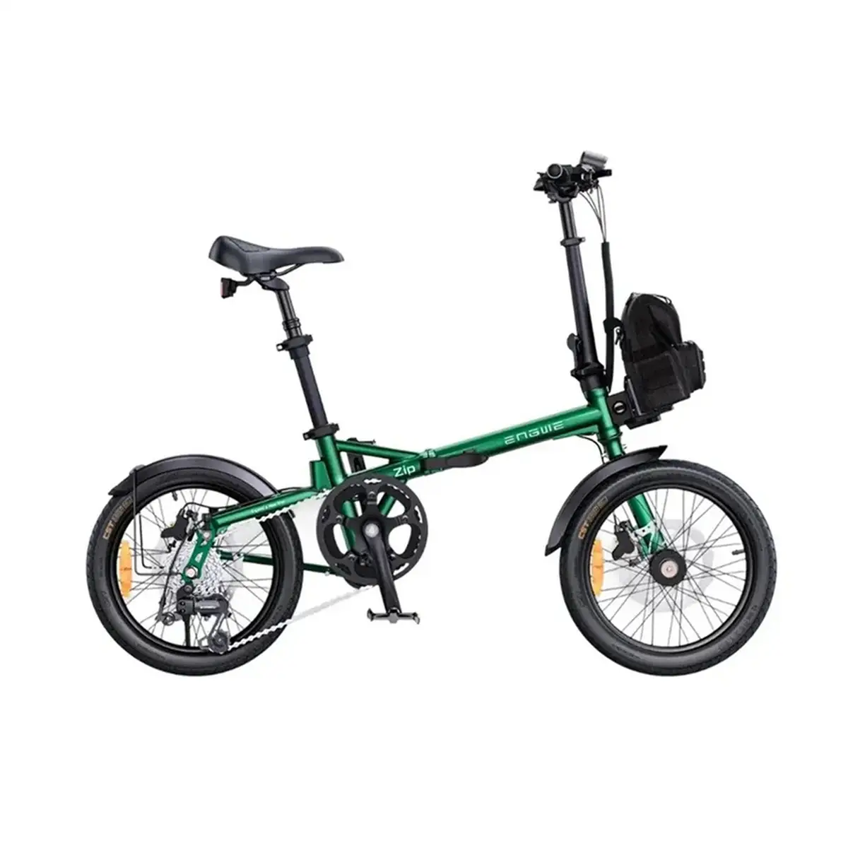 Bici Pieghevole Zip 16'' 7v 360Wh Verde Taglia Unica - image
