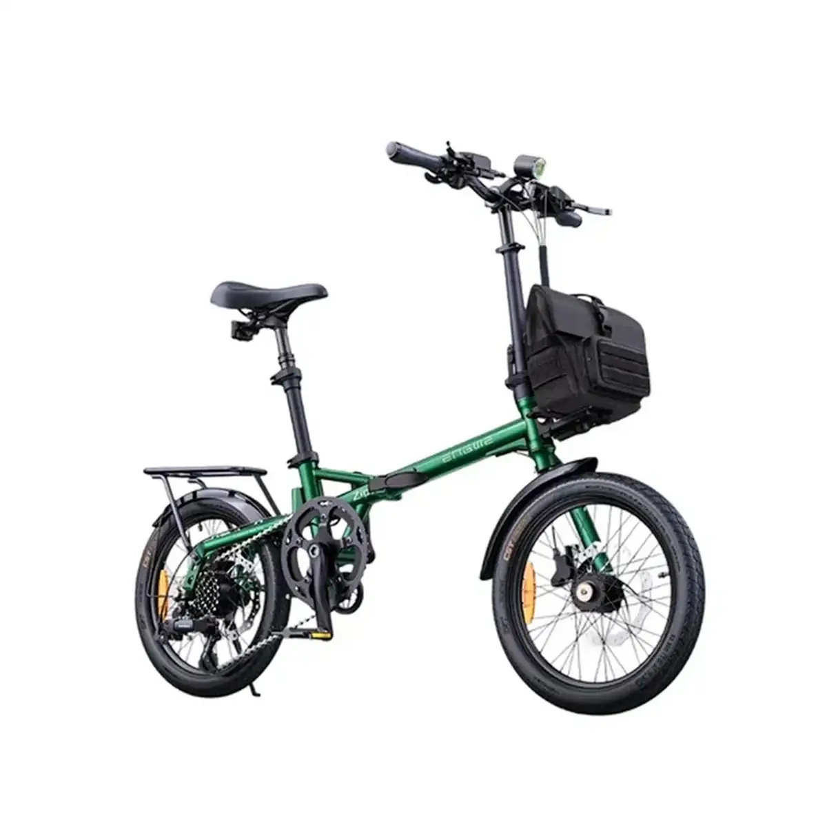 Bici Pieghevole Zip 16'' 7v 360Wh Verde Taglia Unica #1