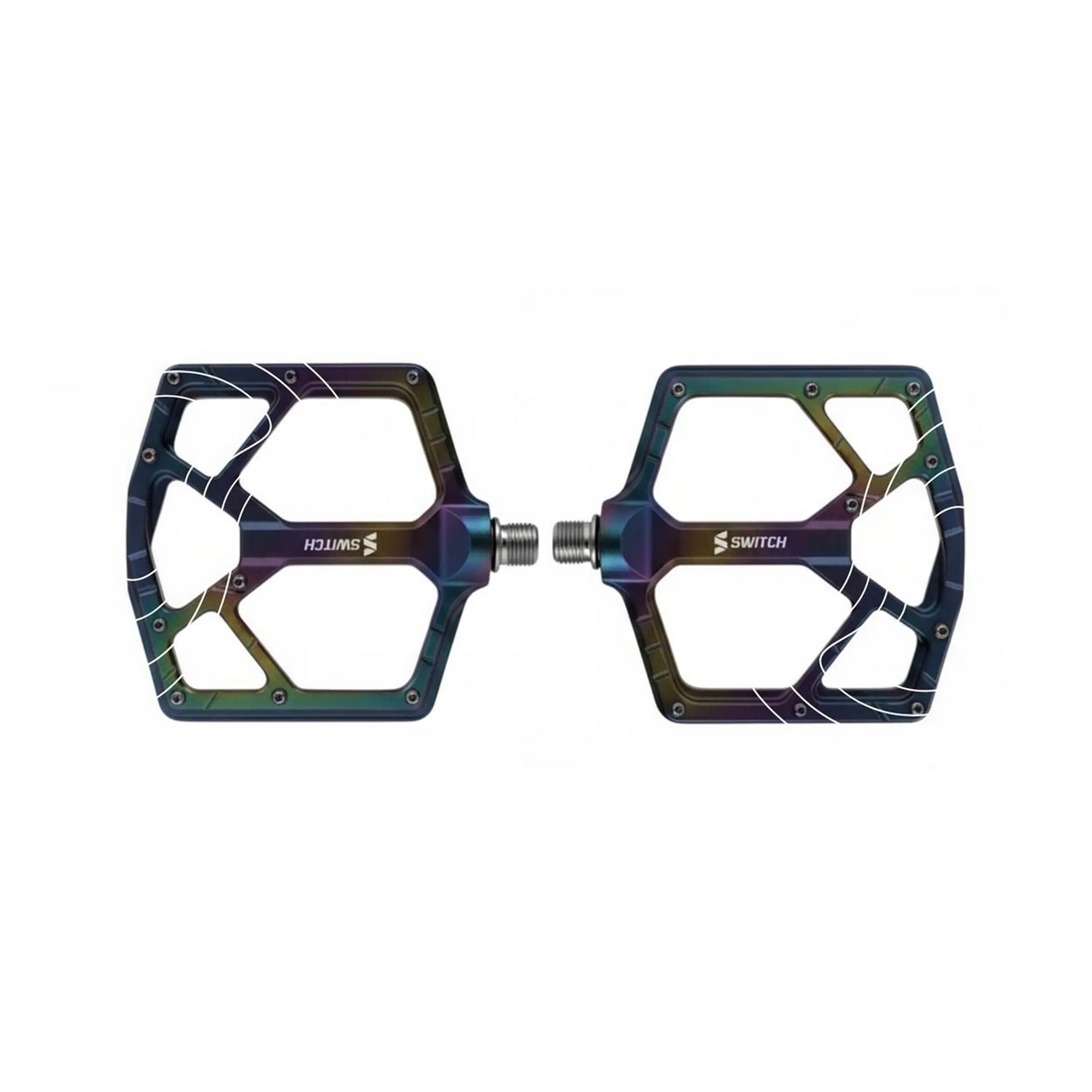Coppia Pedali Flat Summit Oil Slick