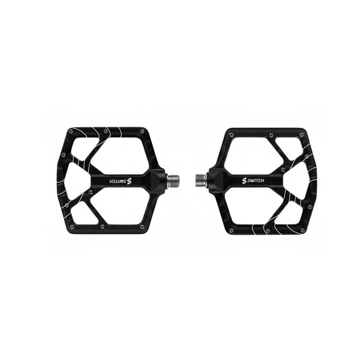 Coppia Pedali Flat Summit Nero