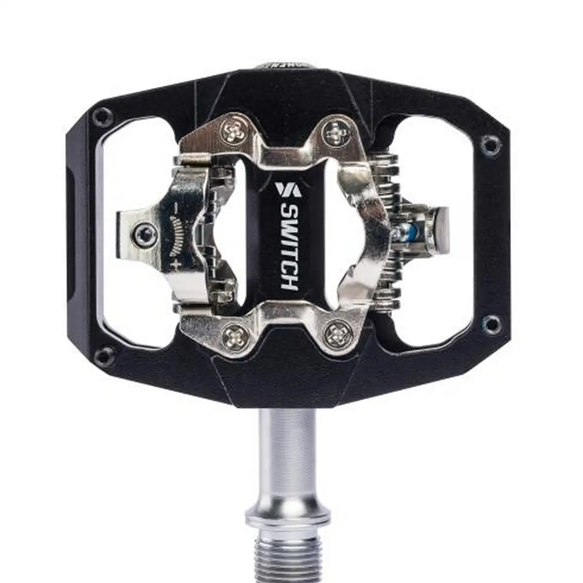 Par de Pedales MTB Crank Flip Clip Aluminio Negro #2