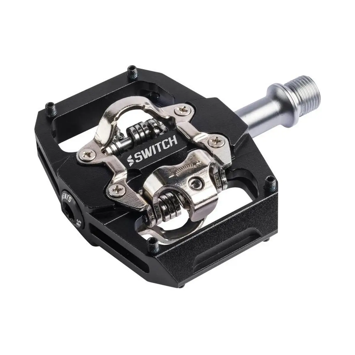 Par de Pedales MTB Crank Flip Clip Aluminio Negro #1