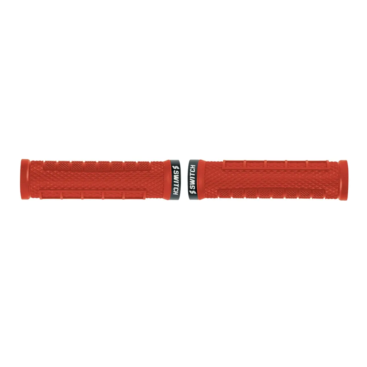 Paar MTB-Griffe Slide 130mm Durchmesser 31mm Rot - image