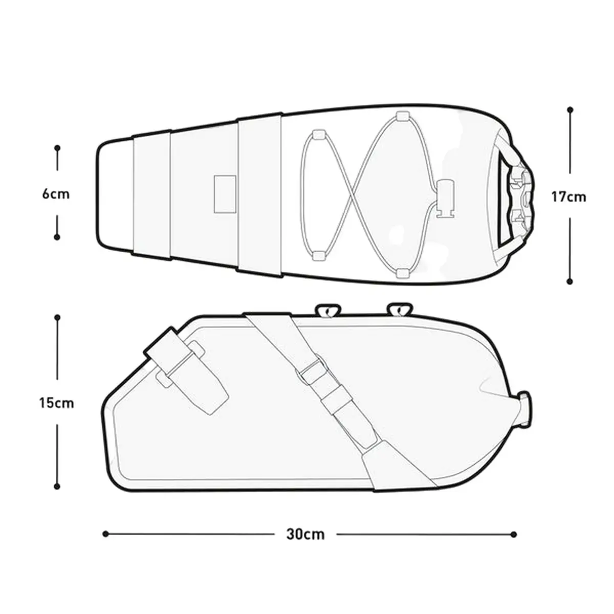 Borsa Sotto Sella WP 4 Nero #2