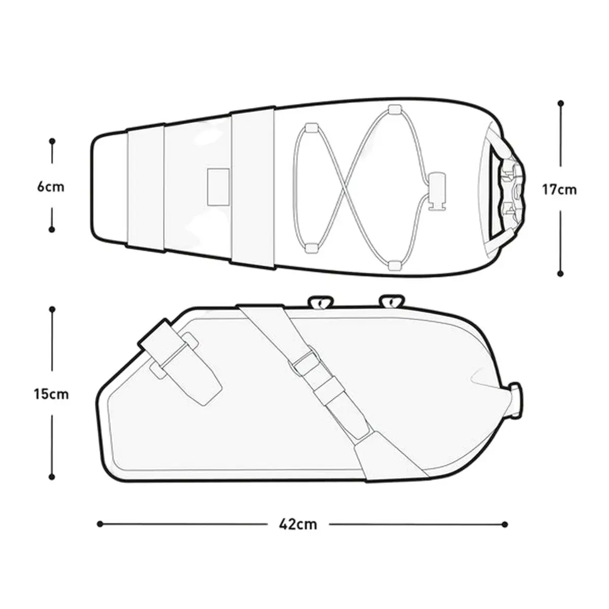 Borsa Sotto Sella Ultra WP 7 Nero #2