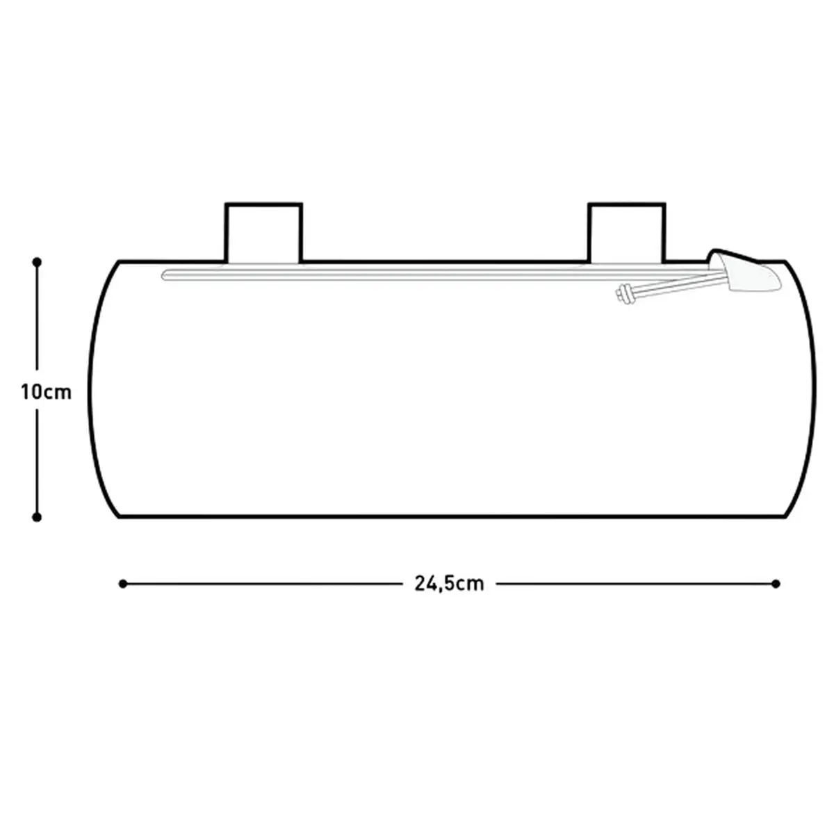 Borsa Da Manubrio WP 1,5 Bianco #3