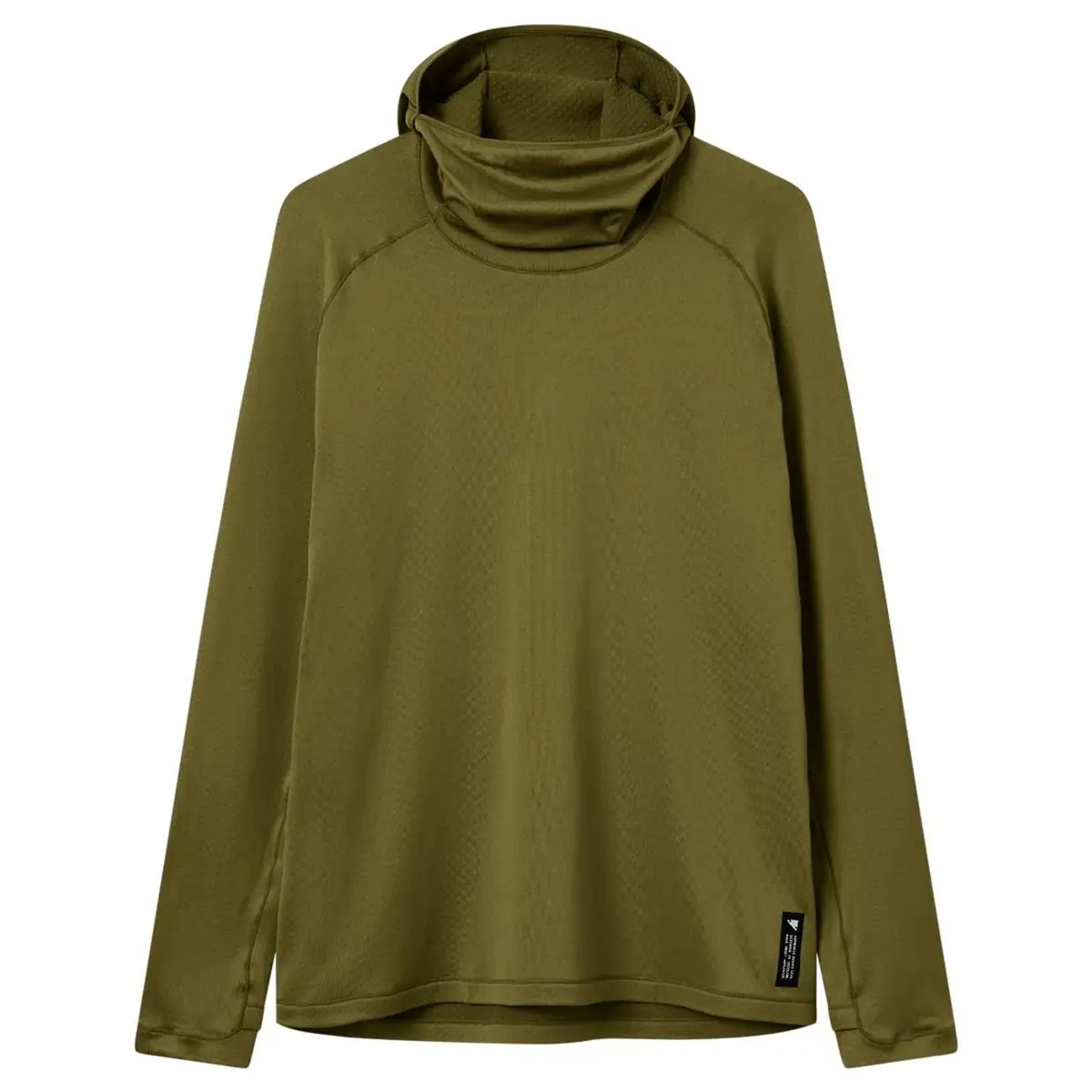 Felpa MTB Uomo AllTrack Roam Scuba con Cappuccio Verde Muschio Taglia S - image