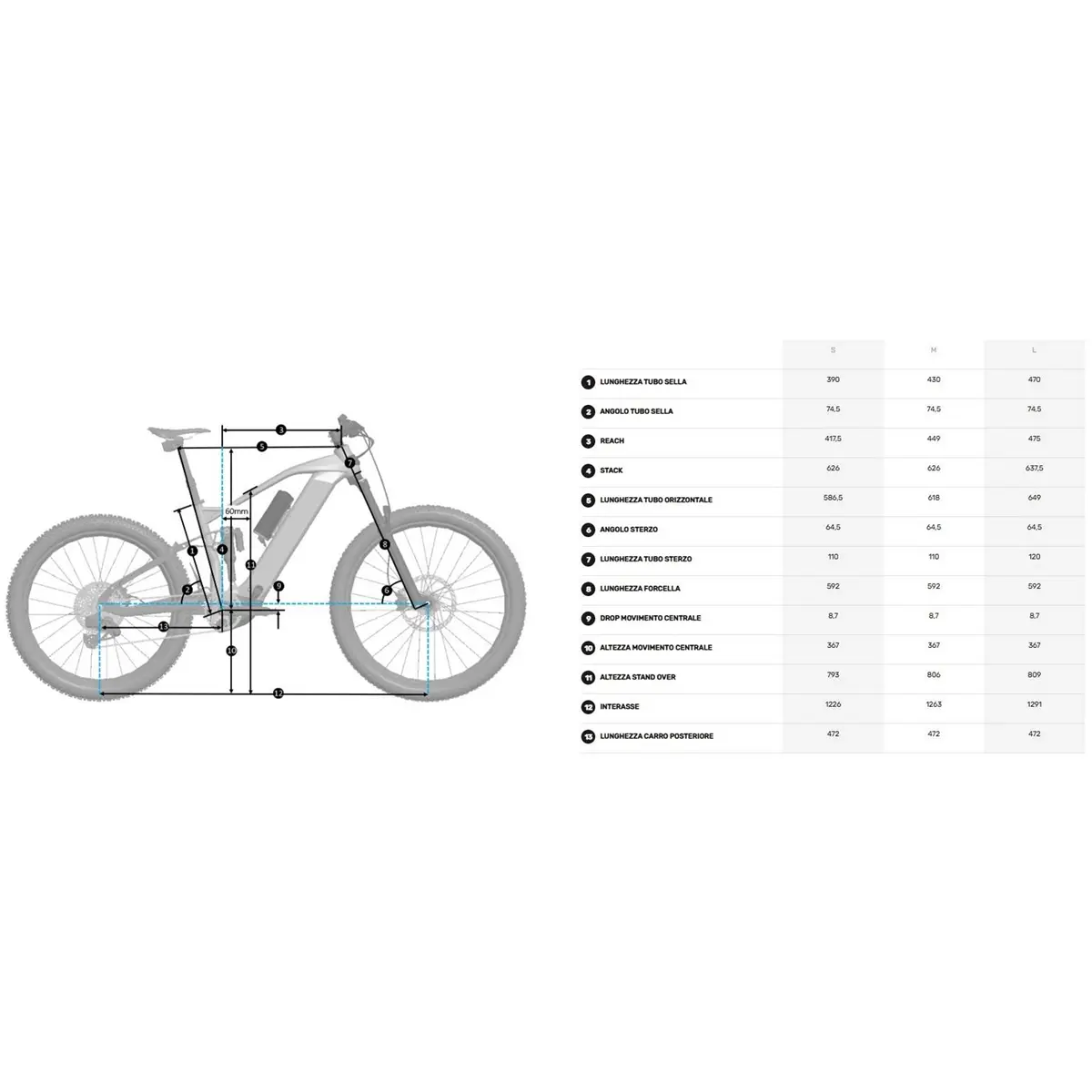 Ridge All Mountain Sport 29/27,5'' 170mm 12V 800Wh Bosch Performance Line CX Grau 2027 Größe L #5