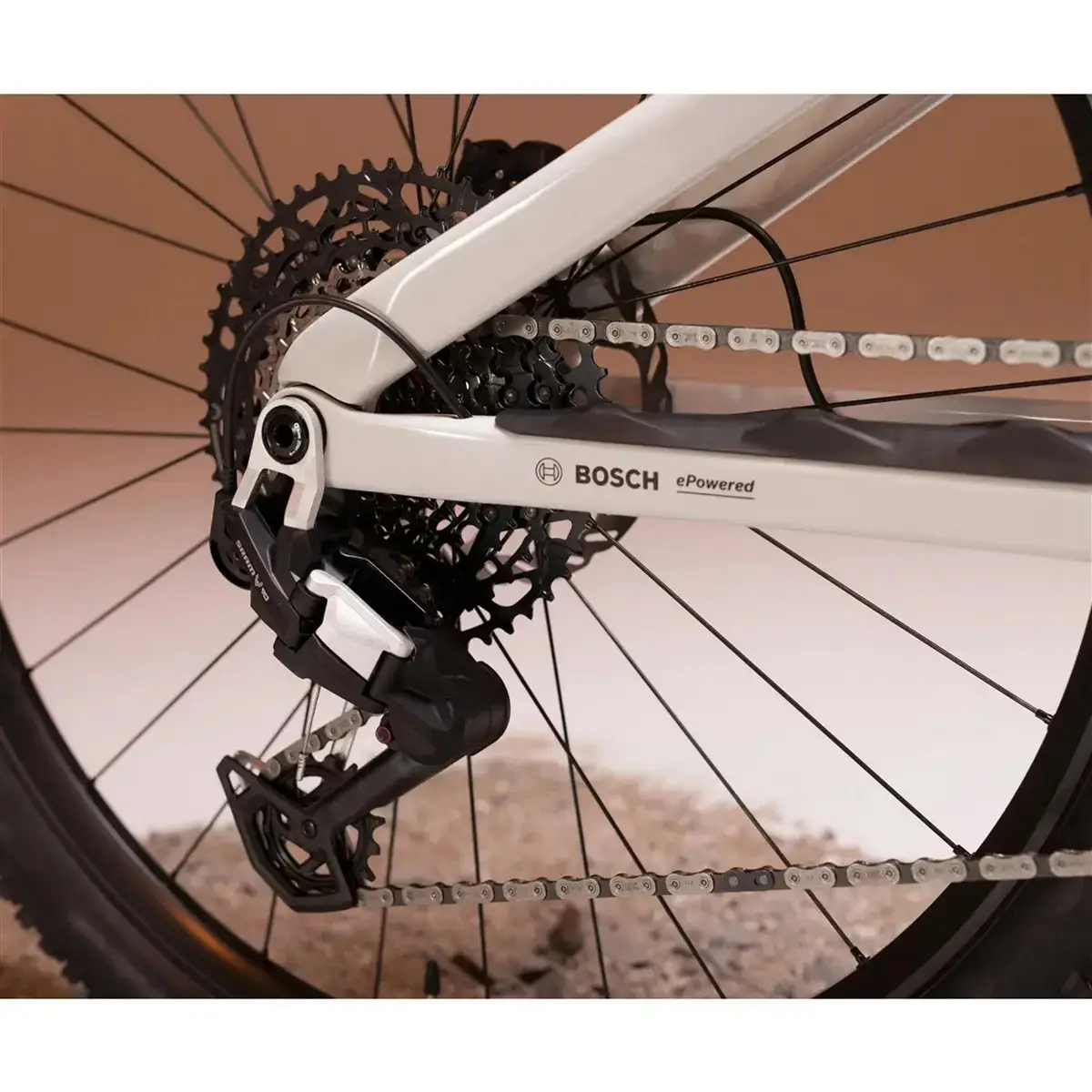 Sierra Race 29'' 160mm 12V 800Wh Bosch Performance Line CX Bianco 2027 Taglia M #3