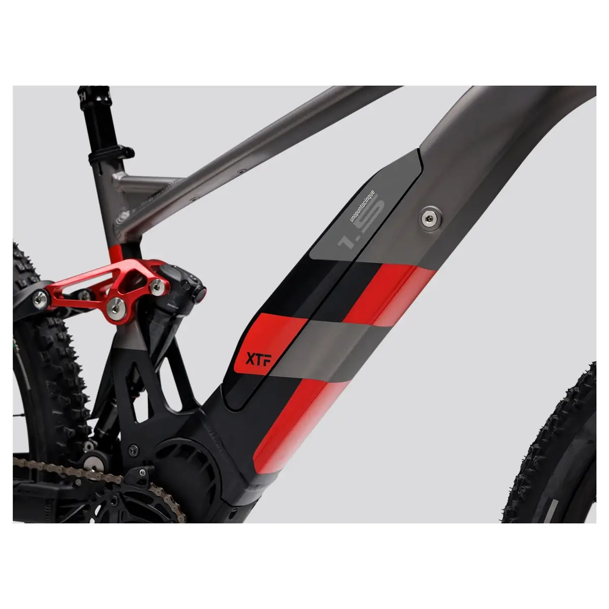 Integra XTF 1.5 Sport 29'' 150mm 12v 630wh Yamaha PW-X3 Grigio/Rosso Taglia L #2