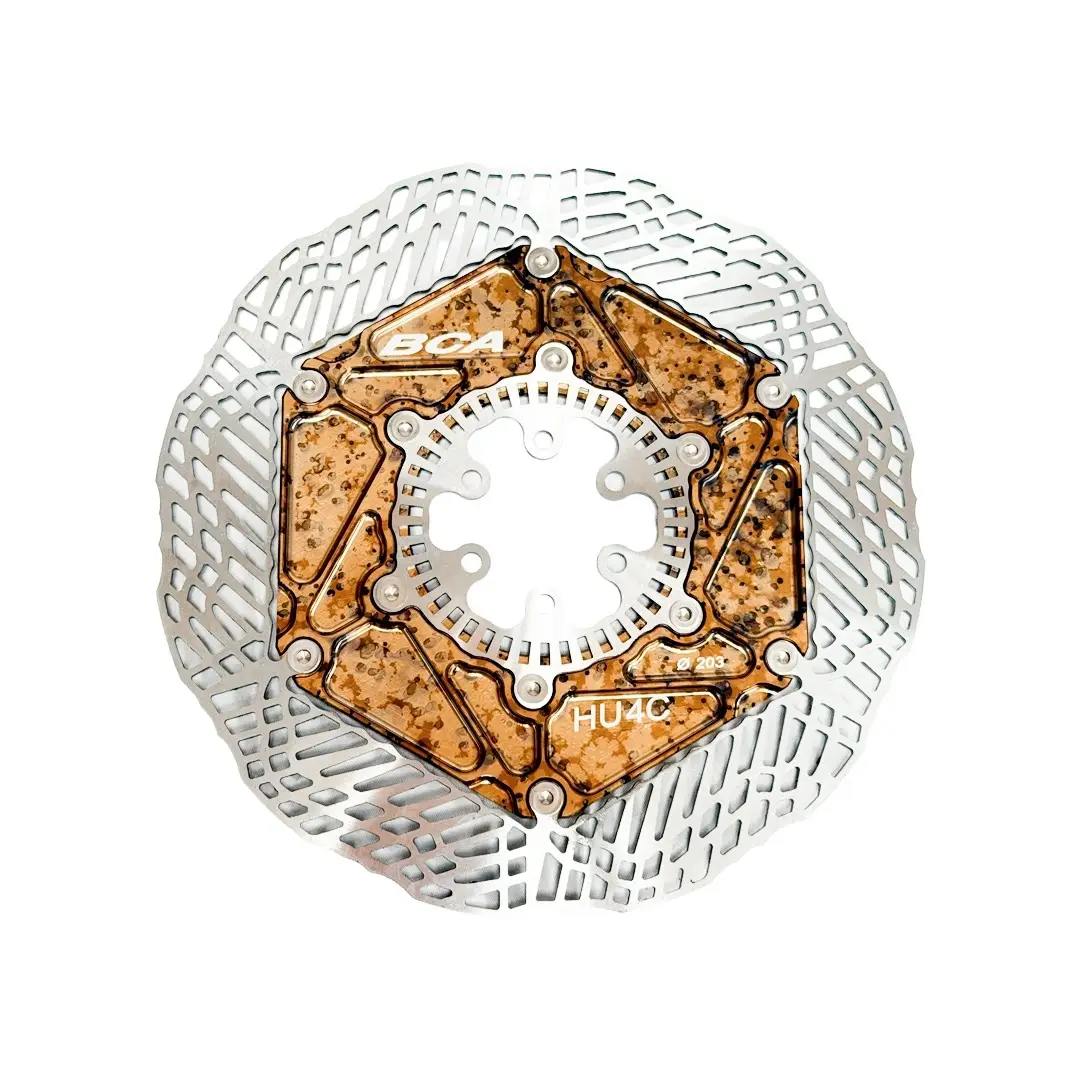 Freno a disco HU4C 203mm 6 Fori spessore 2.40mm Con Ruota Fonica Compatibile Avinox - image