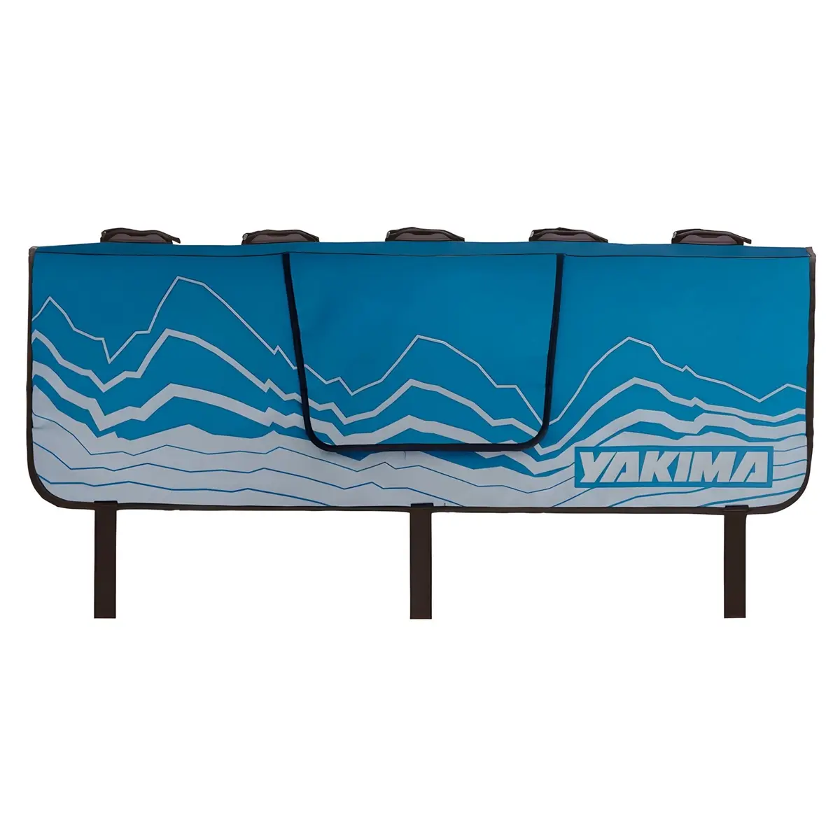 Protezione Pick Up Trasporto Bici Tailg Gatekeeper Evo Per sponda posteriore Blu 5 Bici - image