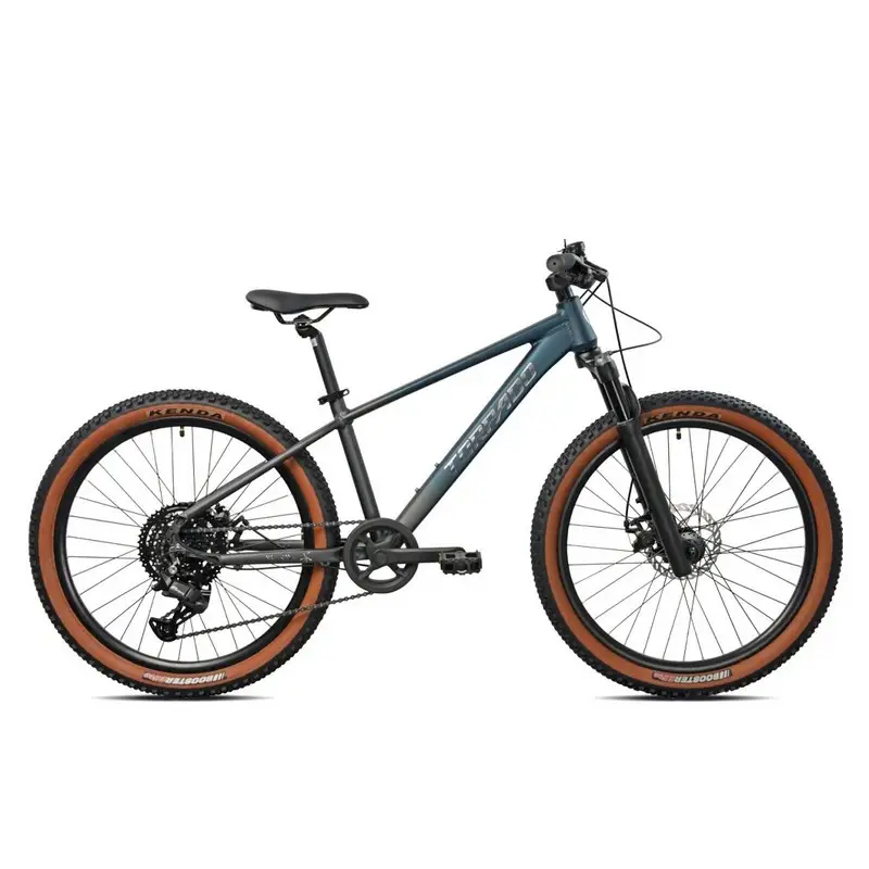 Bicicletta Bambino MTB T600 Jaguaro 24'' 8v Nero/Verde - image