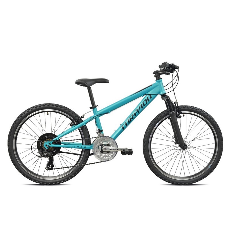 Bici MTB Bambino 9-11 Anni 24'' Viper 3x7v Acquamarina