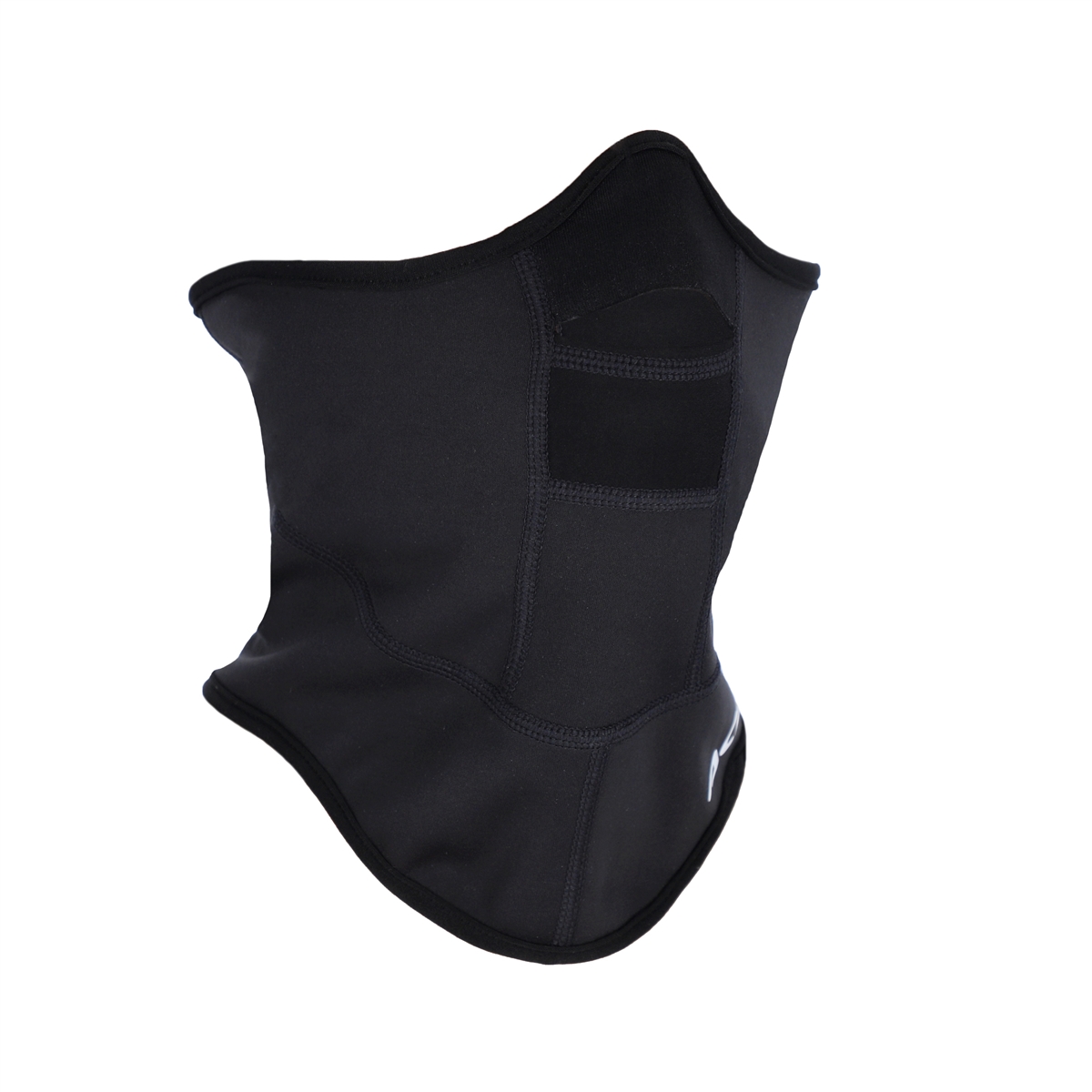 Regaby 2.0 Black windproof fleece neck warmer
