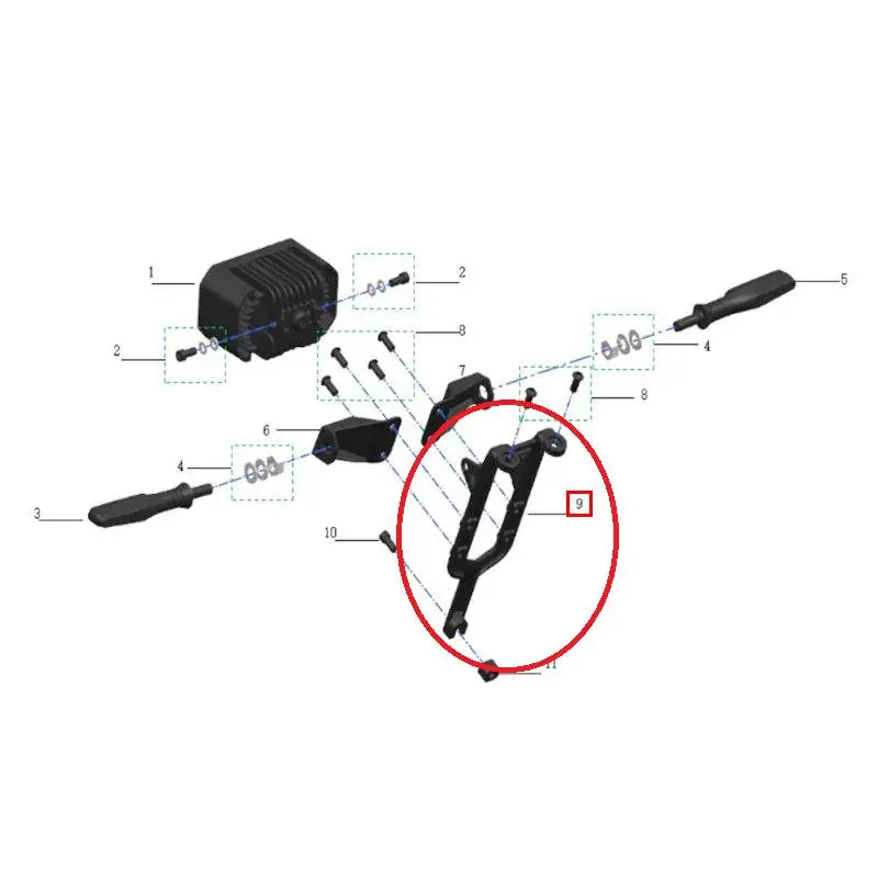 Supporto Faro Anteriore Per Talaria - image