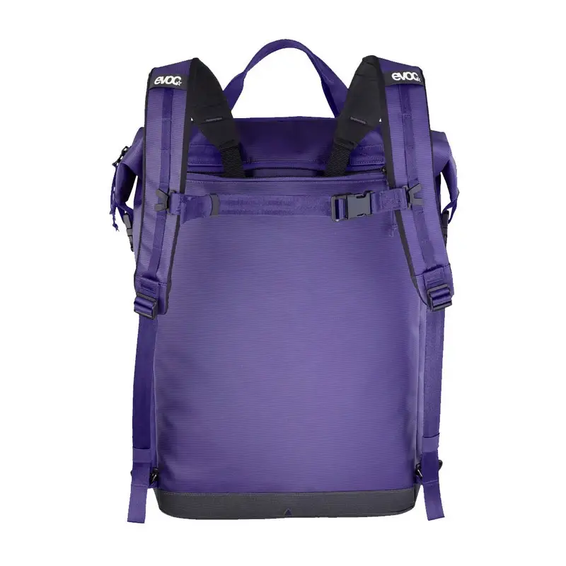 Sac à dos avec attache au porte-bagages Tote Backpack 18L Violet #1