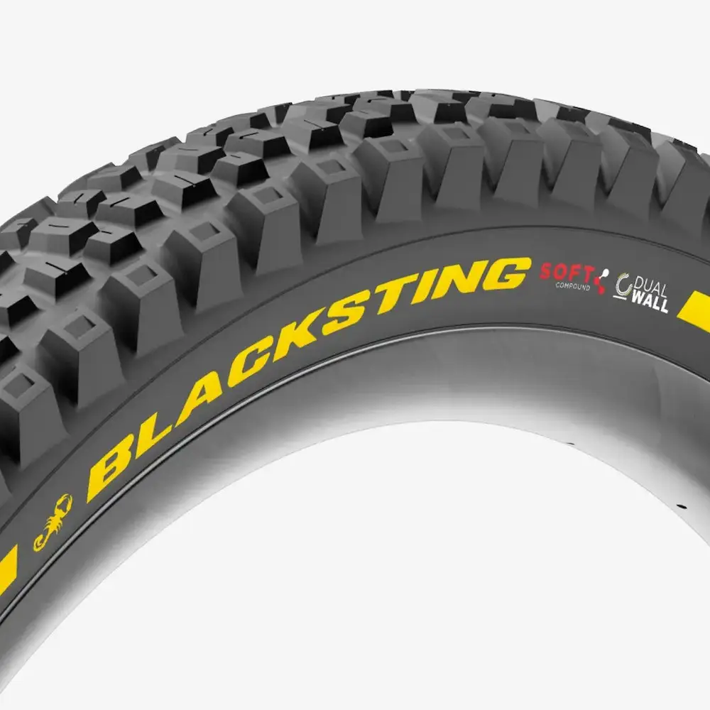 Copertone MTB Scorpion BLACKSTING DualWALL Soft Team Edition 120x2 TPI Yellow Label 29x2.40'' - image