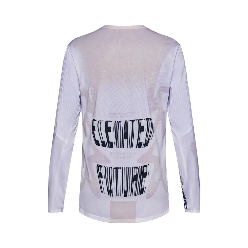 MTB Long Sleeve Jersey Flexari LS Jersey Diffuse Special Edition White Size L #1