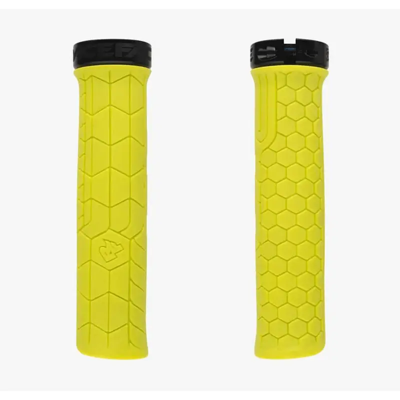 MTB -Knöpfe Paar wirft Griff 30 mm gelber Griff 30 mm - image