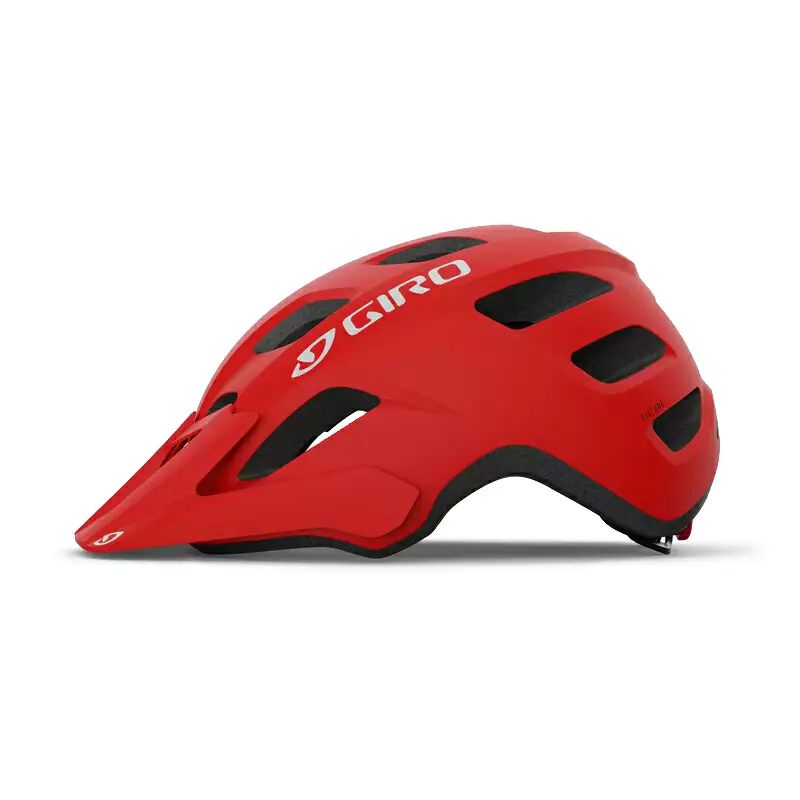 Fixação para capacete com acabamento fosco vermelho tamanho único (54/61 cm) #1