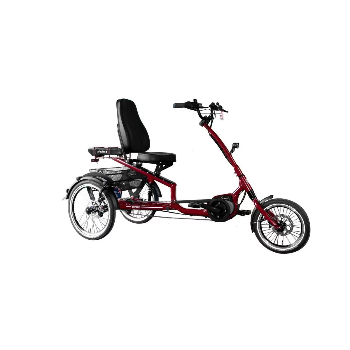 Scoobo Electric Tricycle KS 16/20'' 7v 500Wh Bosch Active Line PLUS Red One Size #1