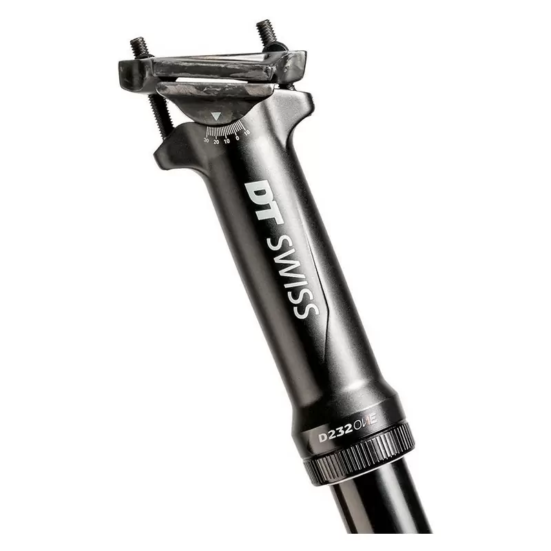 D 232 One Carbon Telescopic Seatpost 27.2x400mm 60mm Travel Internal Cable Black #1