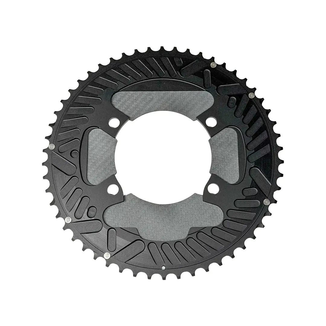 Corona externa X2 compatible con medidor de potencia Magene 54D para Shimano 12v #1