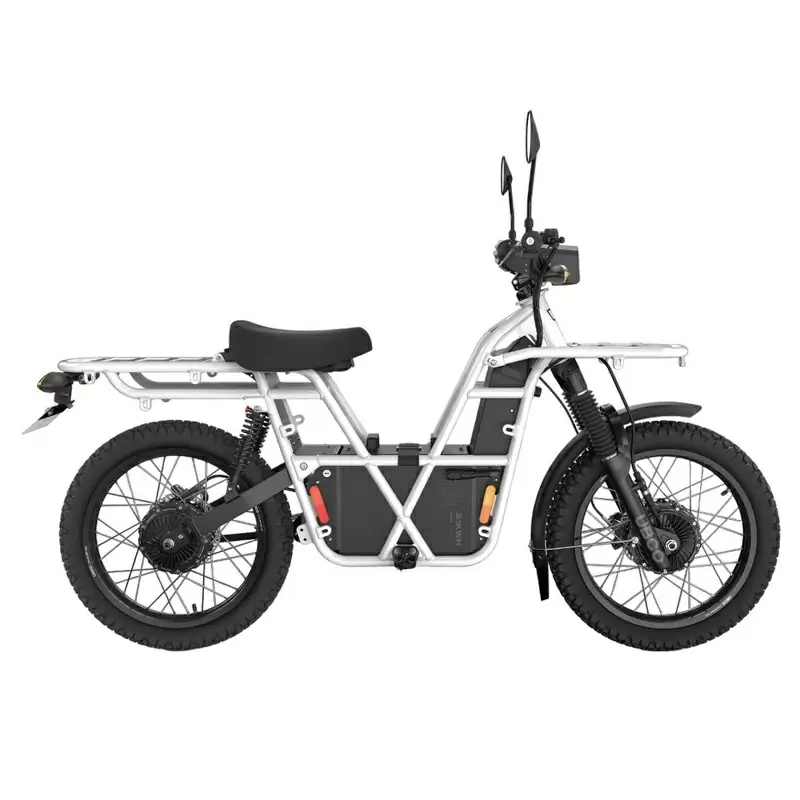 Electric Motorcycle 2x2 Adventure Bike Approved White #1
