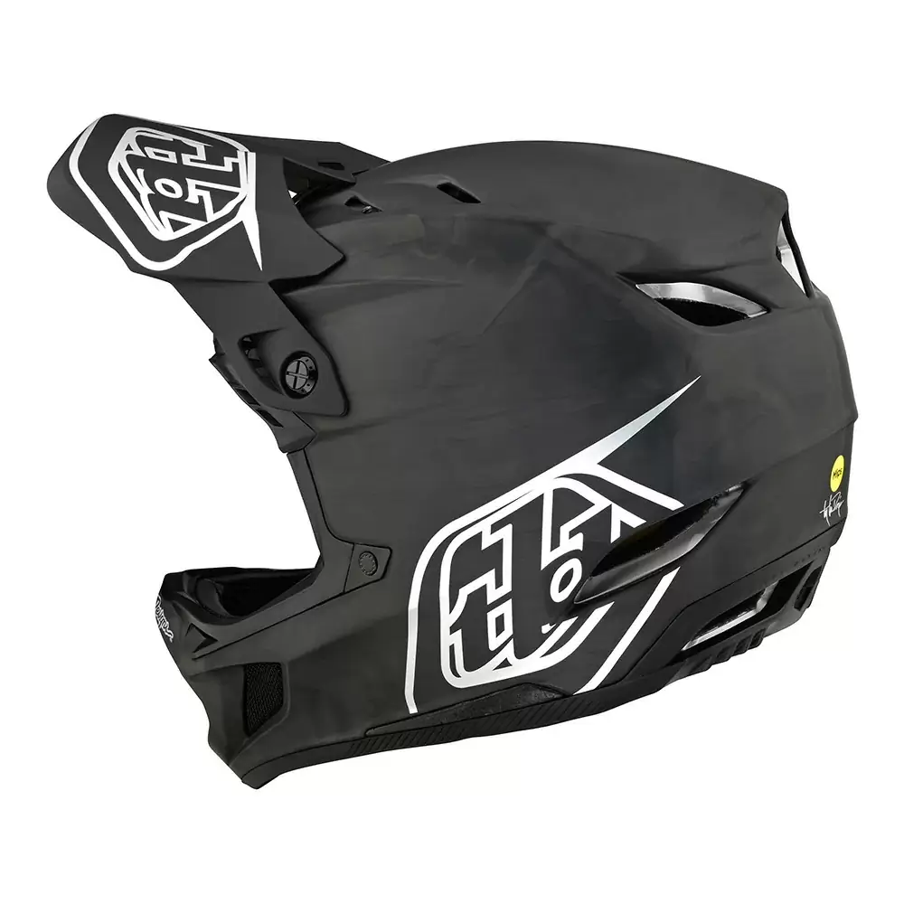 Carbon D4 MIPS TeXtreme Full Face Helmet Black/Silver Size XS (53-54cm) #1