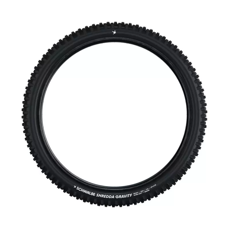 Shredda Rear Gravity Pro HS 641 E-50 ADDIX Ultra Soft Tubeless Ready Tire Black 27.5x2.50'' #5