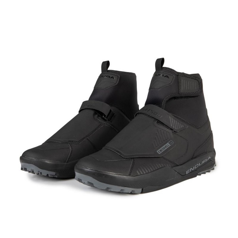 Clip Waterproof MTB Shoes MT500 Burner Flat Waterproof Black Size 42.5