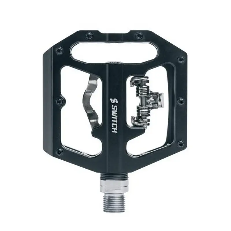 Doppelpedal Flat/Clip ohne Fuß Schwarz #1